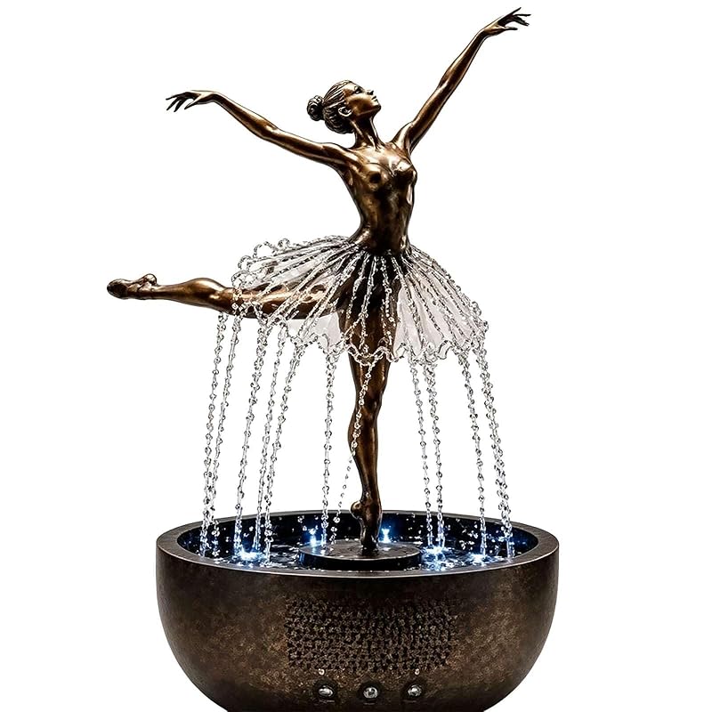 Ballerina Tabletop Water Fountain with USB Style-b+ Water Pump