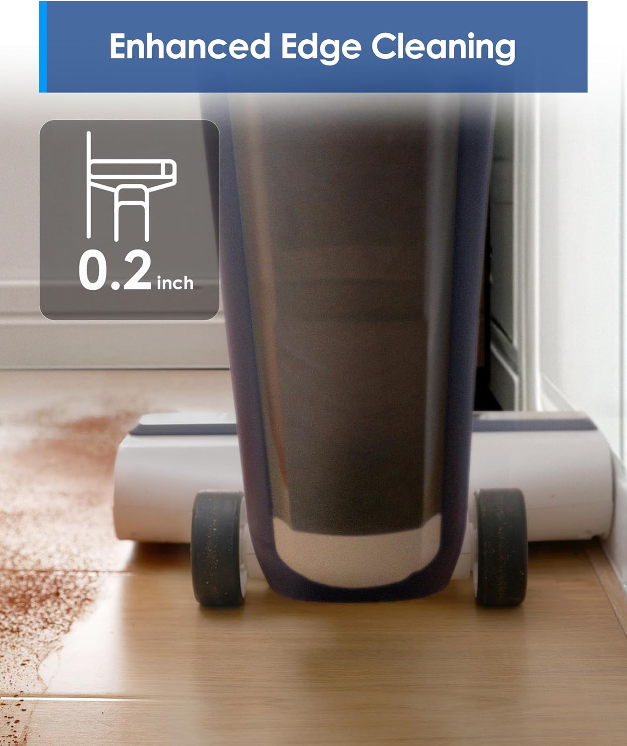 Tineco iFLOOR 5 Breeze Cordless Wet Dry Vacuum - One-Step Cleaning for Hard Floors | Lightweight & Self-Cleaning