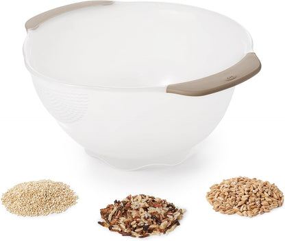 OXO Good Grips Colander - Efficient Rice & Small Grains Washing Tool | Durable Design
