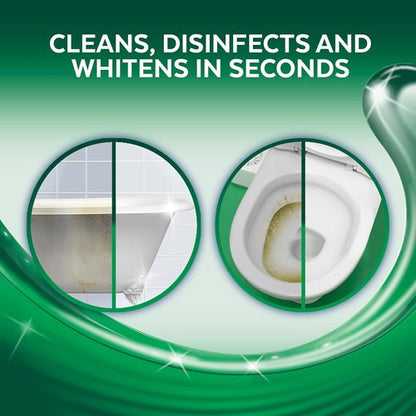 Lysol Toilet Bowl Cleaner Gel, For Cleaning and Disinfecting, Stain Removal, Contains Bleach, 24oz (Pack of 2)