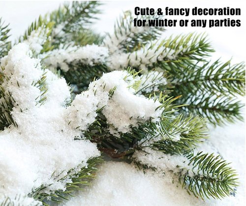 Artificial Snow - 8 Liters | Perfect for Decorations and Handcrafts - 9.2 oz Size