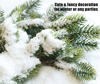 Artificial Snow - 8 Liters | Perfect for Decorations and Handcrafts - 9.2 oz Size