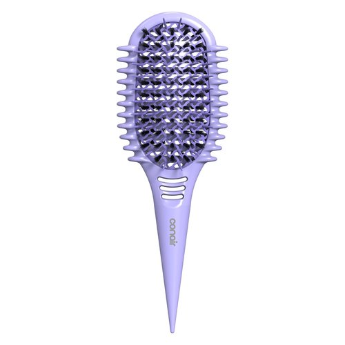 Conair Curl Define Pro Hair Brush - Dual-Vent Design for Frizz-Free Detangling & Curl Definition