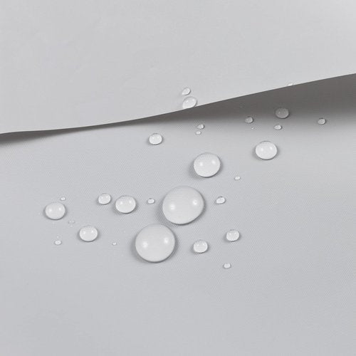 Barossa Design Extra Long Shower Curtain Liner with 3 Magnets - 72" x 84" XL, Waterproof PEVA Lightweight Shower Liner for Bathroom, PVC Free, Metal Grommets - Silver Gray, 72x84