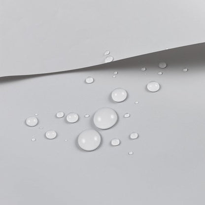 Barossa Design 54W x 78H Stall Shower Curtain Liner Silver Gray - Waterproof Lightweight PEVA Plastic Shower Liner with 3 Magnets & Metal Grommets - Gray Silver