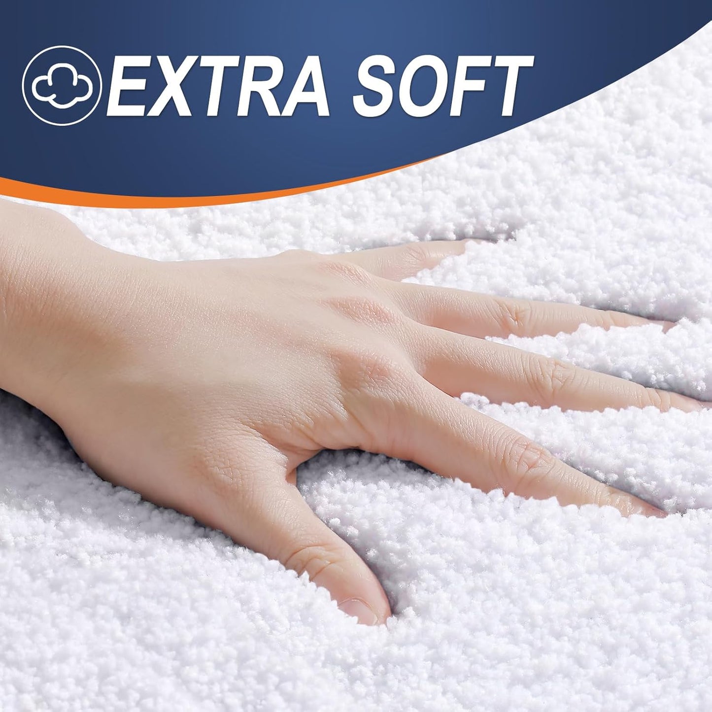 OLANLY Bathroom Rugs - Extra Soft Microfiber Mat | Quick-Dry, Machine Washable, 32x20, Brown