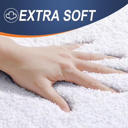 OLANLY Bathroom Rugs - Extra Soft Microfiber Mat | Quick-Dry, Machine Washable, 32x20, Brown
