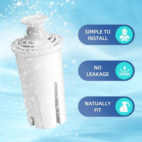 Beita Water Filter Replacement - NSF Certified Filters for Brita Pitchers | 4 Pack, OB03, Classic 35557