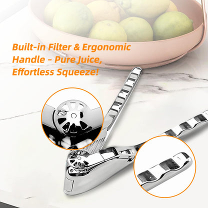 lemon squeezer, stainless steel lemon squeezer, lemon juicer, handheld Juice Squeezer,Easy to Clean Manual Juicer