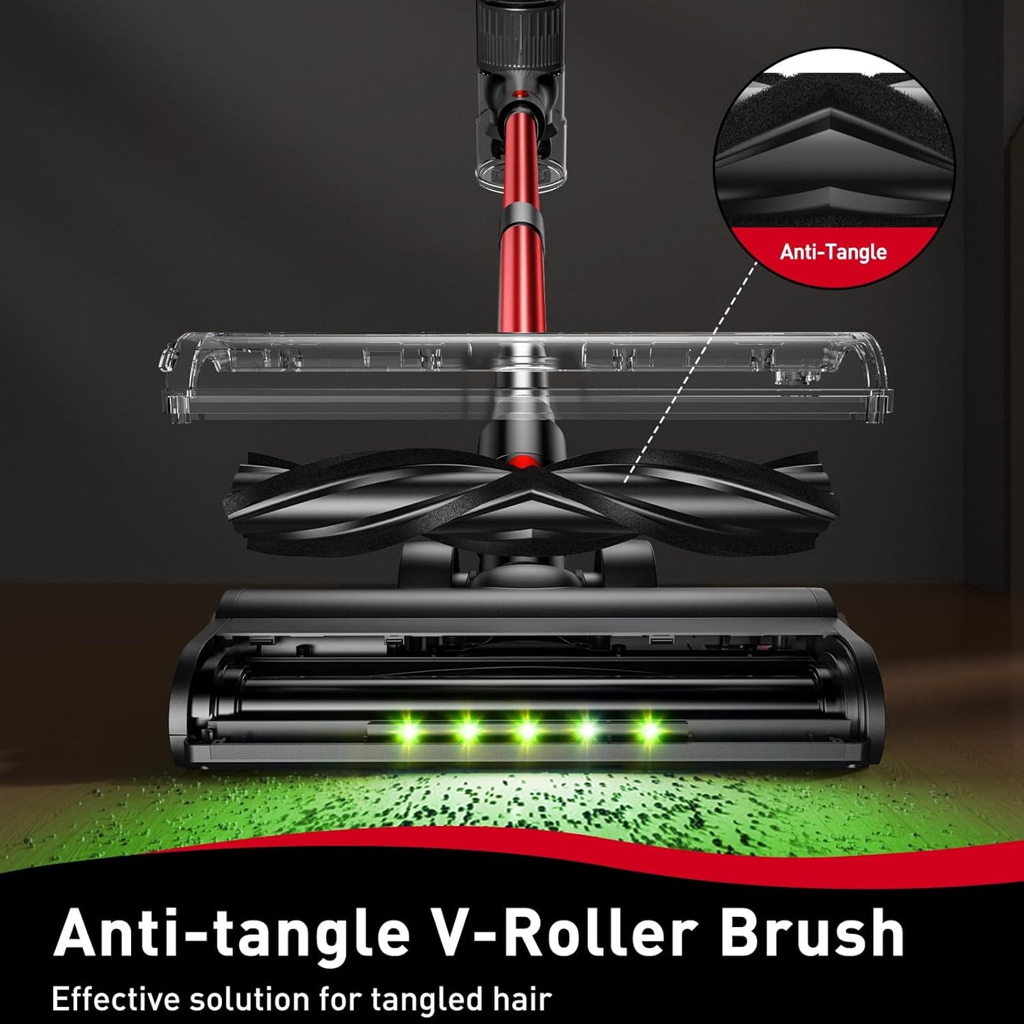 Skiennix Cordless Vacuum Cleaner - 45KPA Powerful Suction | 45-Minute Runtime | 8-in-1 Design for Home & Pet Hair
