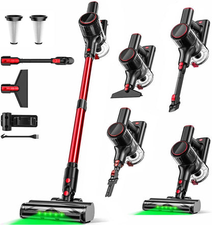 Skiennix Cordless Vacuum Cleaner - 45KPA Powerful Suction | 45-Minute Runtime | 8-in-1 Design for Home & Pet Hair