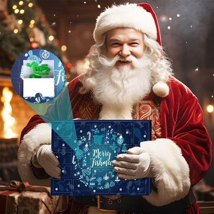MOVINPE Fishing Advent Calendar - 24 Days of Topwater Lures & Spoons for Men and Teens | Perfect Christmas Gift