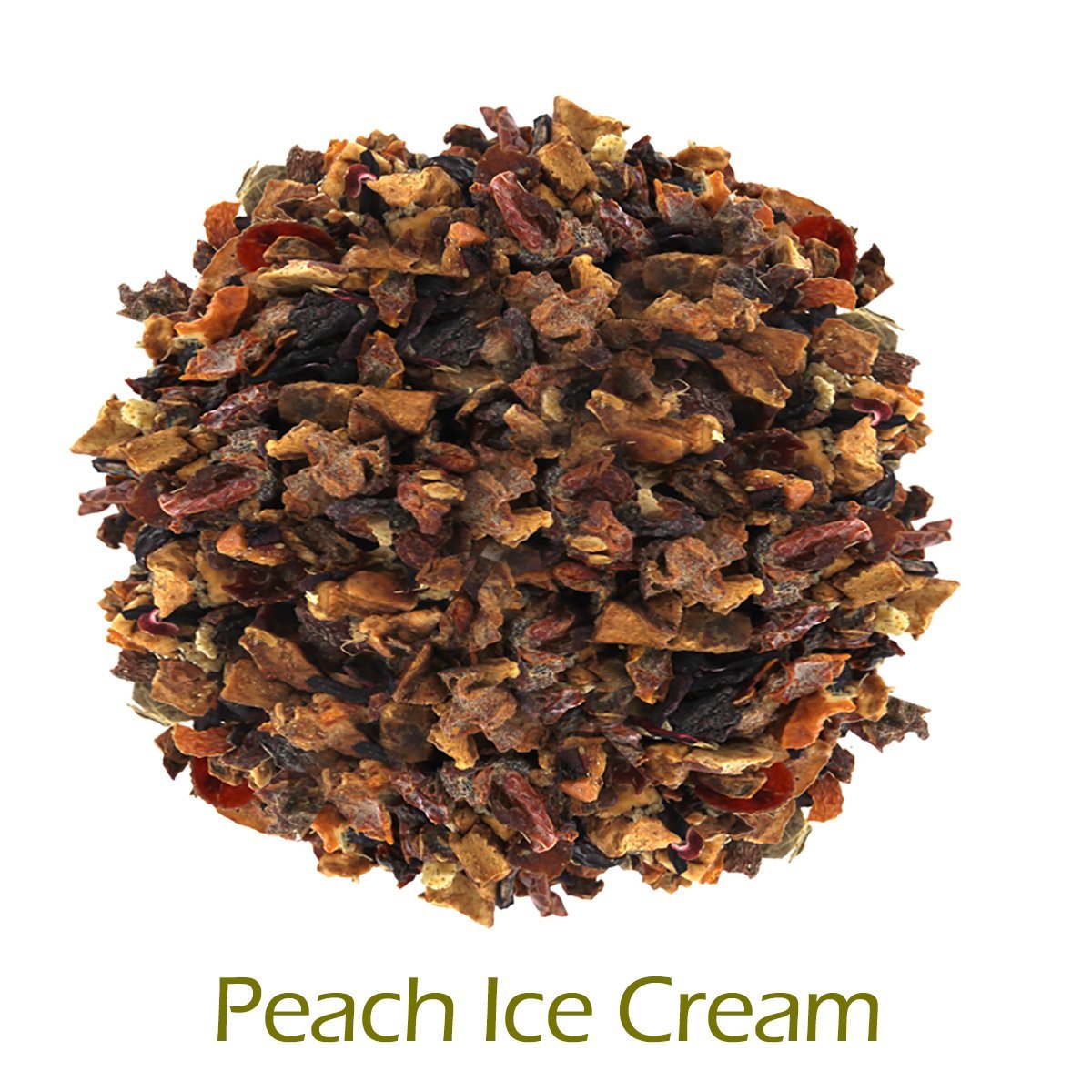 English Tea Store Herbal Loose Leaf Tea, Peach Ice Cream, 4 Ounce