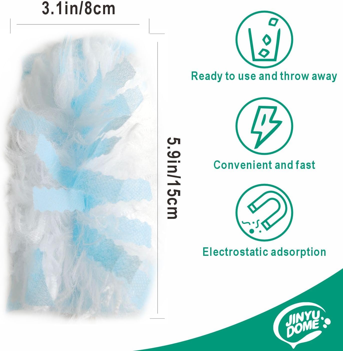 Swiffer Heavy Duty Disposable Duster Refills - 30 Unscented Cleaning Dusters for Efficient Dusting