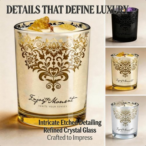 Luxury Soy Candle Gift Set - 3 Pack 7oz Aromatherapy Candles with Wick Trimmer & Snuffer | 120H Burn Time