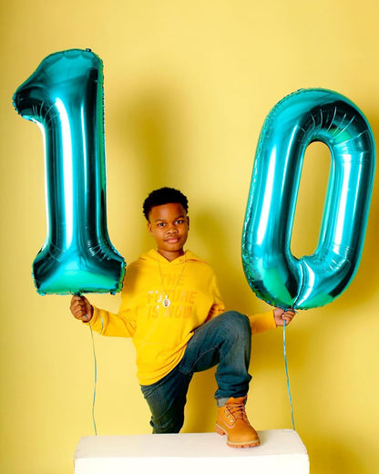 Blue Number Balloon 40 Inch | 0 Balloon for Birthday Celebrations | Perfect Party Decoration