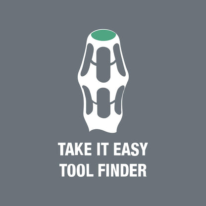 WERA Screwdriver Set - 6 Piece with Precision Laser Tip for Enhanced Grip and Control