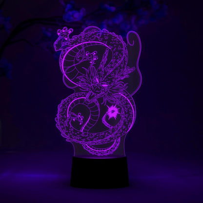 Otaku Lamps Shenron Dragon Ball Super - 16 Color RGB LED Anime Night Light | 3D Room Décor Gift