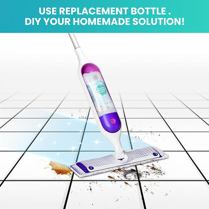 Skiennix Refillable Bottle for Swiffer® Power Mop™ - 720ML Leak-Resistant Container for Any Cleaner