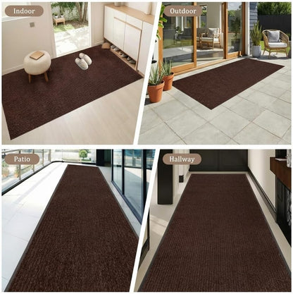 Traffic Guard | Heavy-Duty Commercial Grade Door Mat - Non-Slip Rubber Backing, 3' x 4', Brown