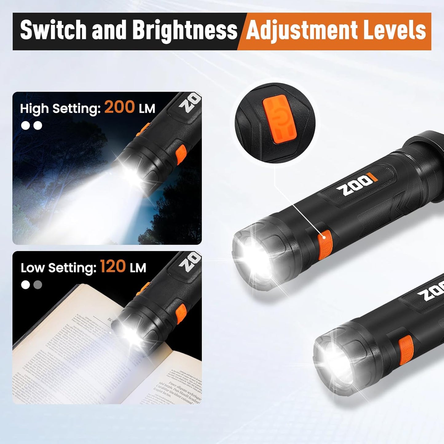 ZOOI Neck Light - Versatile Flashlight Lamp for Dads | Perfect Father's Day Gift for Men