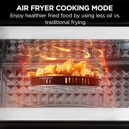 BLACK+DECKER Over The Range Microwave Oven - Air Fryer & Convection Modes, 1.5 Cu.Ft., Stainless Steel