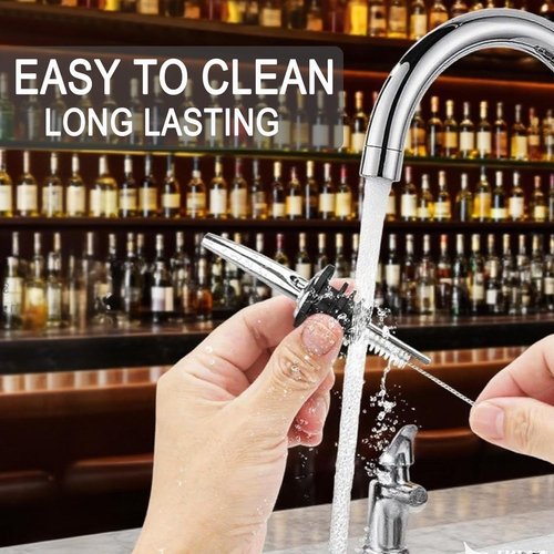 36 Pack Stainless Steel Liquor Pour Spouts with Rubber Caps, Bottle Pourers for Wine, Oil, Vinegar, and Alcohol – Bartender Bar Tools and Accessories