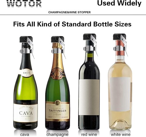 + Silver Champagne Stopper