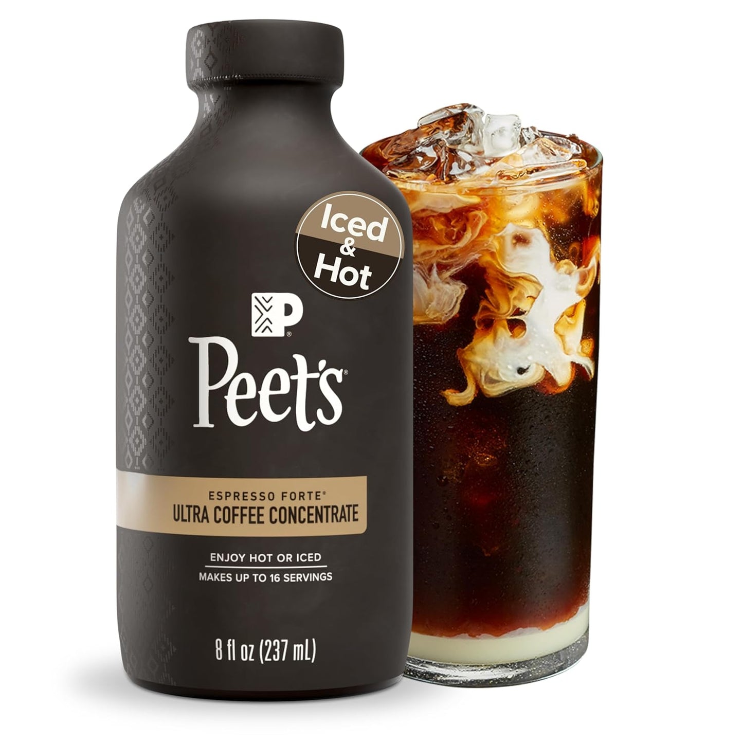 Peet's Coffee Ultra Concentrate - Instant Hot, Cold Brew or Iced Coffee, 100% Arabica, 8 Fl Oz (16 Servings)