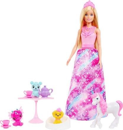 Barbie Dreamtopia Advent Calendar - Fantasy-Themed with 24 Daily Surprises, Dolls & Accessories