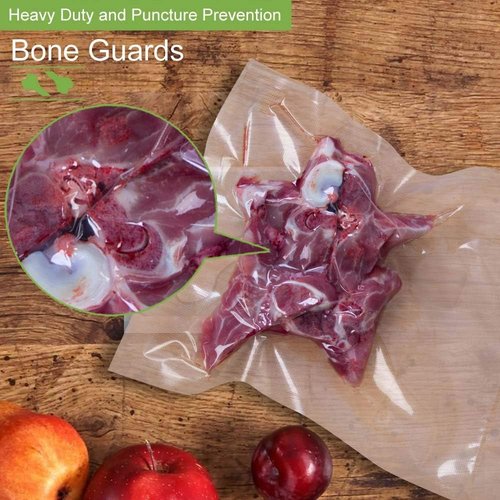 MakMeFre Vacuum Sealer Bags - 8 Pack of 8"x20" & 11"x20" Rolls | BPA Free, Puncture Resistant, Ideal for Sous Vide Cooking