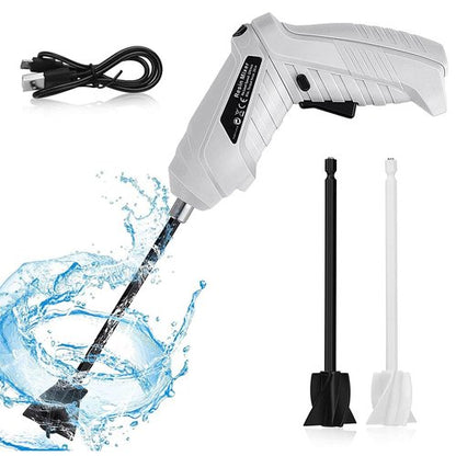 Cordless Hand Mixer, Handheld Resin Mixer, Brushless impusion Lithium Electric Drill, Rechargeable Hand Drill, Epoxy Resin Mixer with 2 Paddles