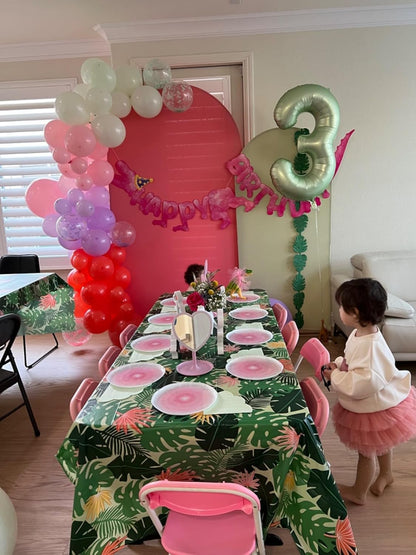 Numbers Balloon - 40 Inch Large Olive Green Balloon for 3rd Birthday Party Decor