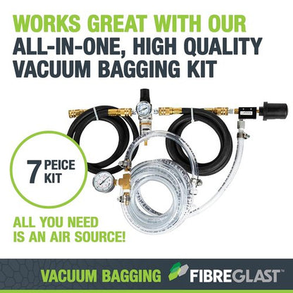 Fibre Glast Breather Bleeder Cloth - 1 Yard Vacuum Bagging Supply for Carbon & Fiberglass Composites - Made in USA