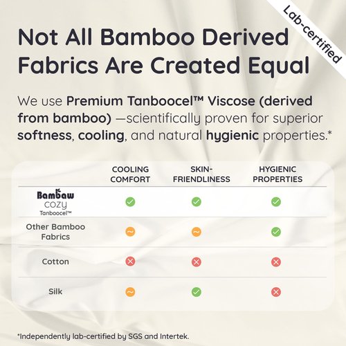 Bambaw 100% Viscose Derived from Bamboo Sheets Queen Size Deep Pocket Set – 4pcs Hotel Luxury Bed Sheets Set, Fits Up to 16'' with Elastic Corner Straps, Ultra Soft Cooling Sheets Queen Size (White)