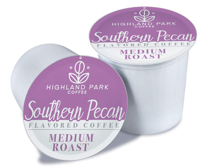 Highland Park Coffee Single Serve Pods Compatible with Keurig K Cup Brewers, Southern Pecan, 80 Count