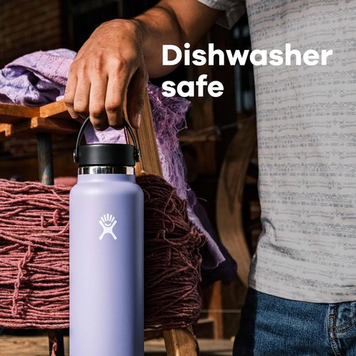 Hydro Flask 32Oz Wide Mouth Water Bottle - Flexible Cap for Easy Drinking