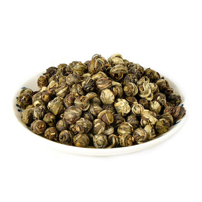 ChaWuWarmSun [A] Jasmine Pearls Tea Dragon Ball,3.5oz/100g,Loose Leaf Green Tea of Chinese