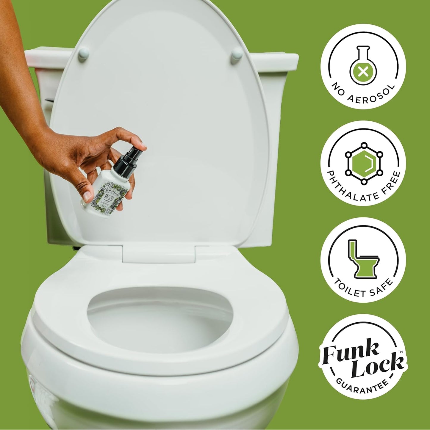 Poo-Pourri Before-You-Go Toilet Spray - Bamboo Rain | 2 Fl Oz, Essential Oil Bathroom Deodorizer, TSA Approved