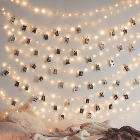 Twinkle Star 200 LED Copper Fairy String Lights - 66 FT USB Powered with Remote Control | Warm White for Home Decor