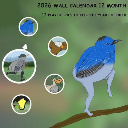 2026 Wall Calendar - Funny Design for 2026-2027 | Perfect Christmas Gag Gift for Adults