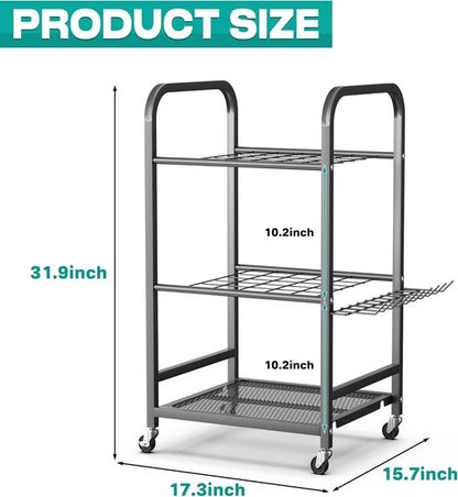 EVERHANGER Garden Tool Organizer - Durable Storage Solution for Indoor/Outdoor Use | Yard Tool Stand