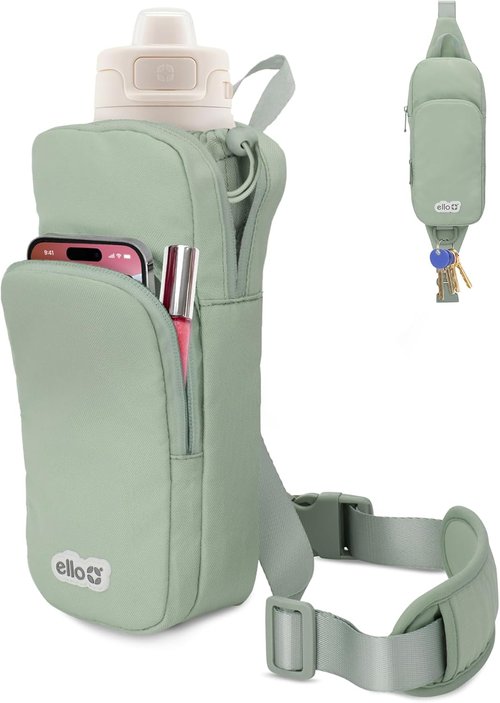 Ello Crossbody Sling Water Bottle Bag - Stylish & Functional Design | Perfect for On-the-Go Hydration