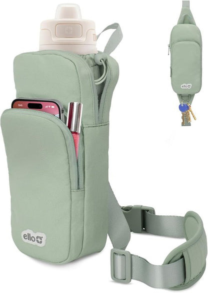 Ello Crossbody Sling Water Bottle Bag - Stylish & Functional Design | Perfect for On-the-Go Hydration