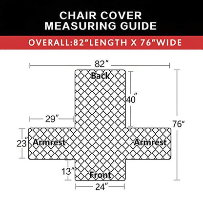 Easy-Going Chair Sofa Slipcover Reversible Sofa Cover Water Resistant Couch Cover Furniture Protector Cover with Elastic Straps for Pets Kids Children Dog Cat (Chair, Brown/Brown)