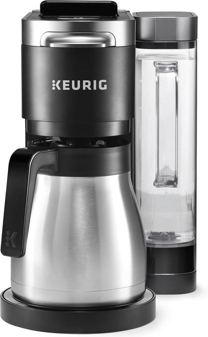 Keurig K-Duo Plus Coffee Maker - Single Serve & Carafe with 60oz Reservoir, Programmable Auto Brew, Black