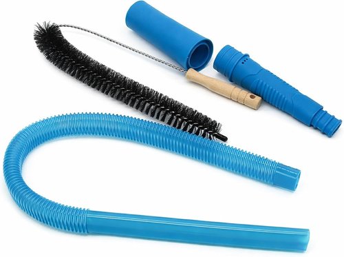 Dryer Lint Vac Attachment - 3-Piece Extendable Dryer Vent Cleaner Kit for All Vacuum Cleaners