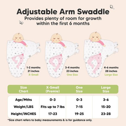 KeaBabies 3-Pack Organic Baby Swaddle Sleep Sacks - Swaddles for Newborns, Infant 0-3 Months, Baby Girls, Boys, Soft & Snug Newborn Sleep Sack, Nursery Swaddling Blankets (Nordic, OS)