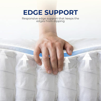 Neo Sleep Full Size Mattress - 12 Inch Hybrid Comfort & Support with Cooling Gel Foam | Medium Firm