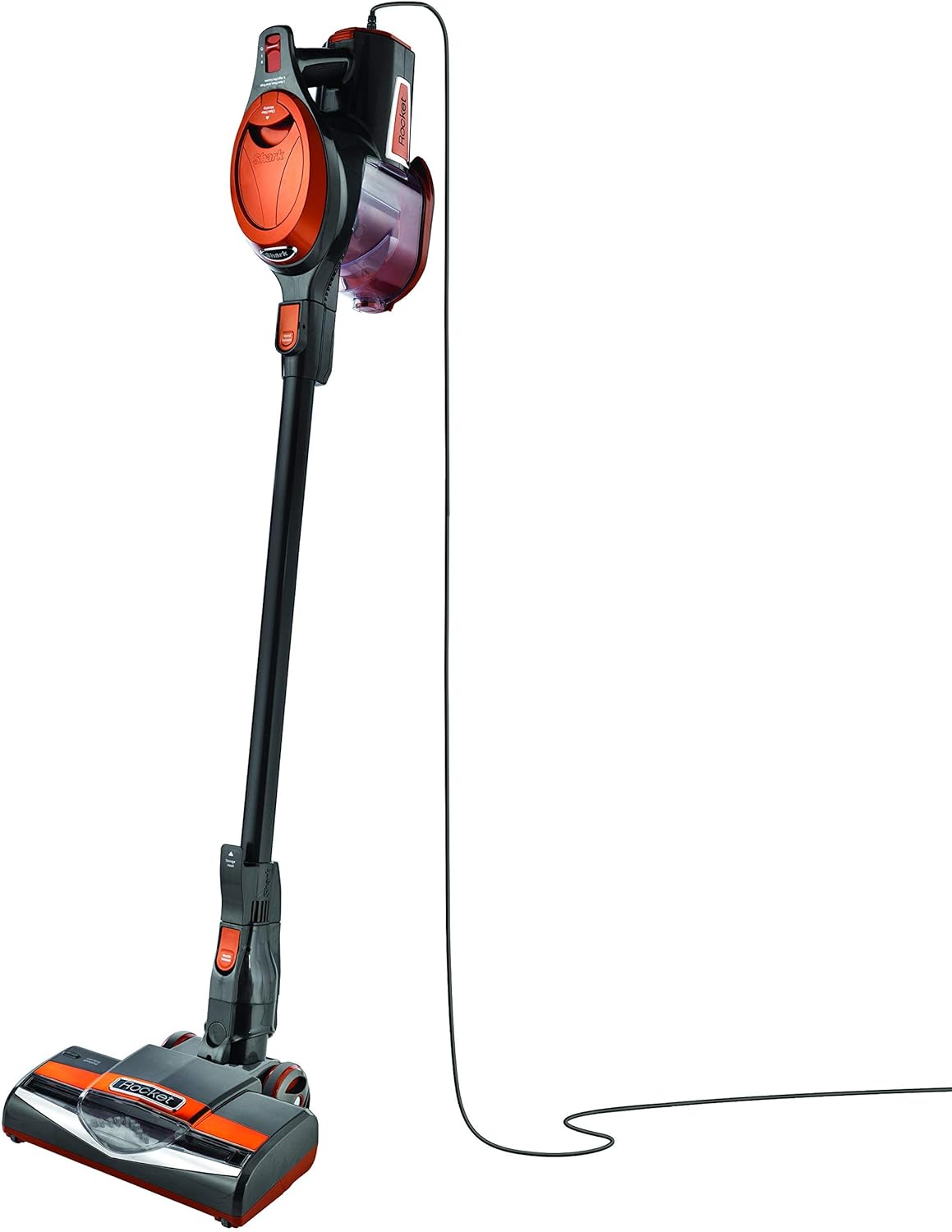 Shark Rocket HV302 Ultra-Light Corded Vacuum - Powerful Carpet & Hard Floor Cleaner | Orange (Renewed)